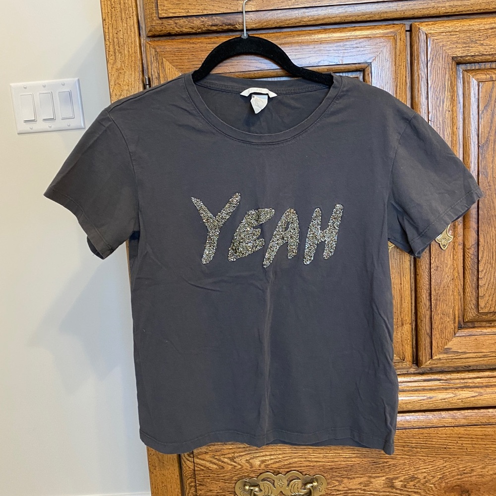 👚H&M textured T-shirt